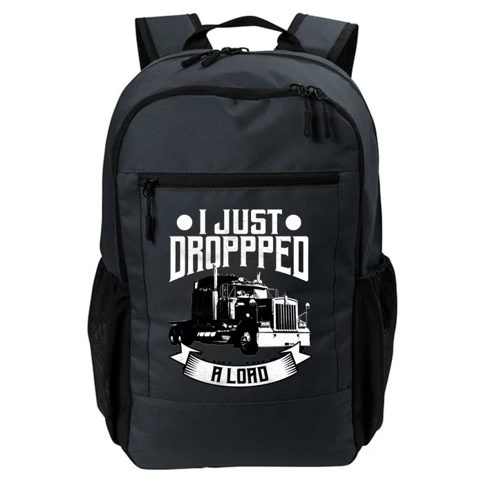 Trucker Funny Gift Tractor Trailer 18 Wheeler Design Gift Daily Commute Backpack