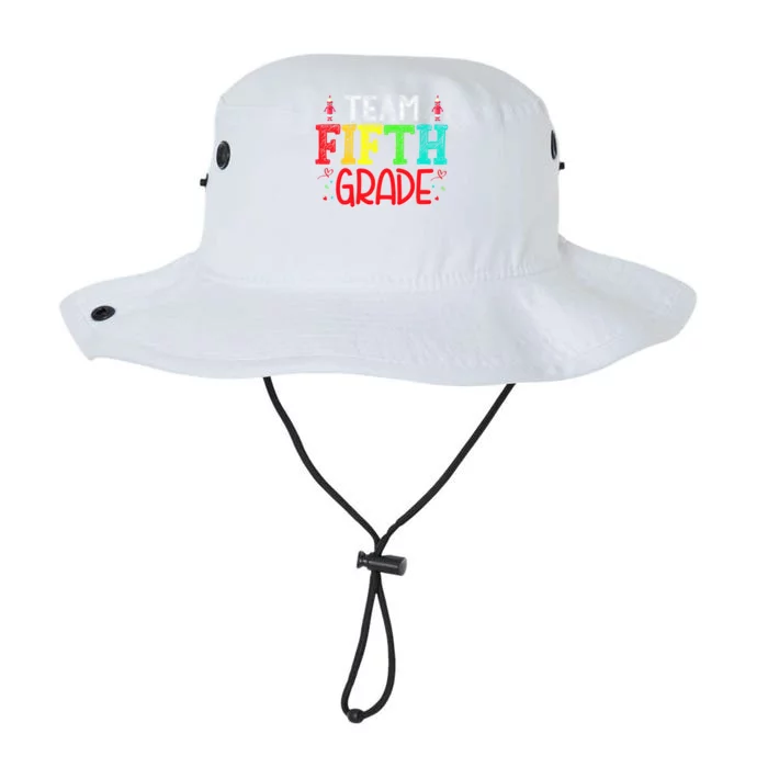 Team Fifth Grade Hello 5Th Grade Happy First Day Of School Meaningful Gift Legacy Cool Fit Booney Bucket Hat