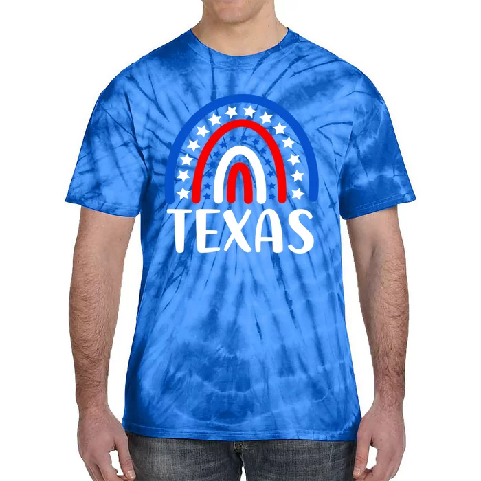 Texas Funny Gift I Love Texas Usa Gift Tie-Dye T-Shirt