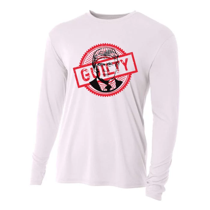 Trump Found Guilty Political Cooling Performance Long Sleeve Crew