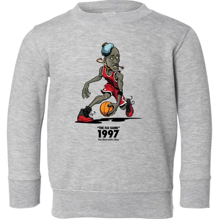 The Flu Game 1997 The Illest Of The Illest Limited Toddler Sweatshirt