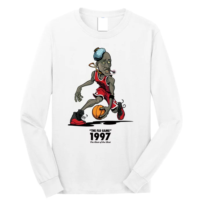 The Flu Game 1997 The Illest Of The Illest Limited Long Sleeve Shirt