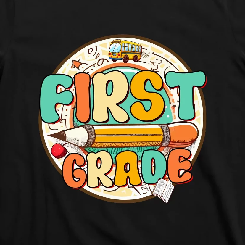 Team First Grade Teacher Student Back To School 1st Grade Gift T-Shirt