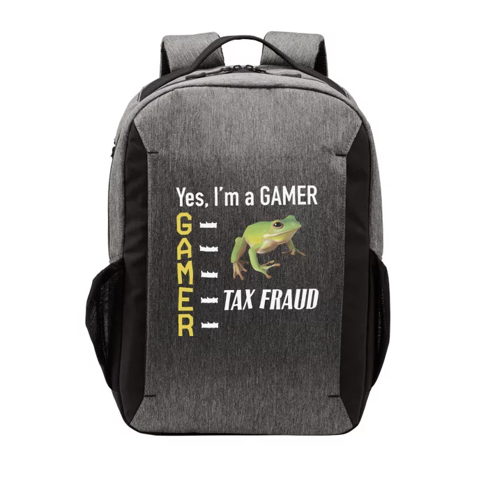 Tax Fraud Gamer Vector Backpack