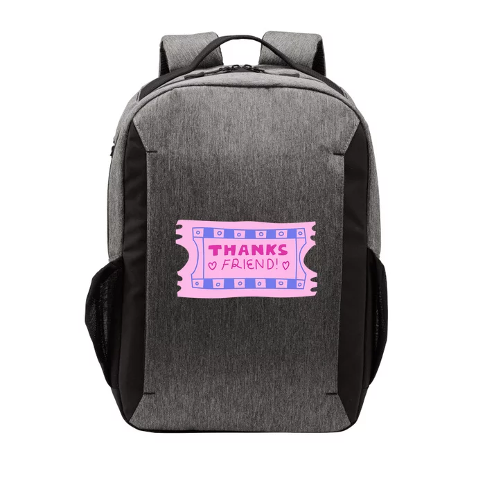 Thanks Friend Gift Vector Backpack