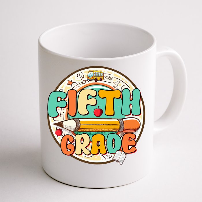 Team Fifth Grade Teacher Student Back To School 5th Grade Gift Front & Back Coffee Mug