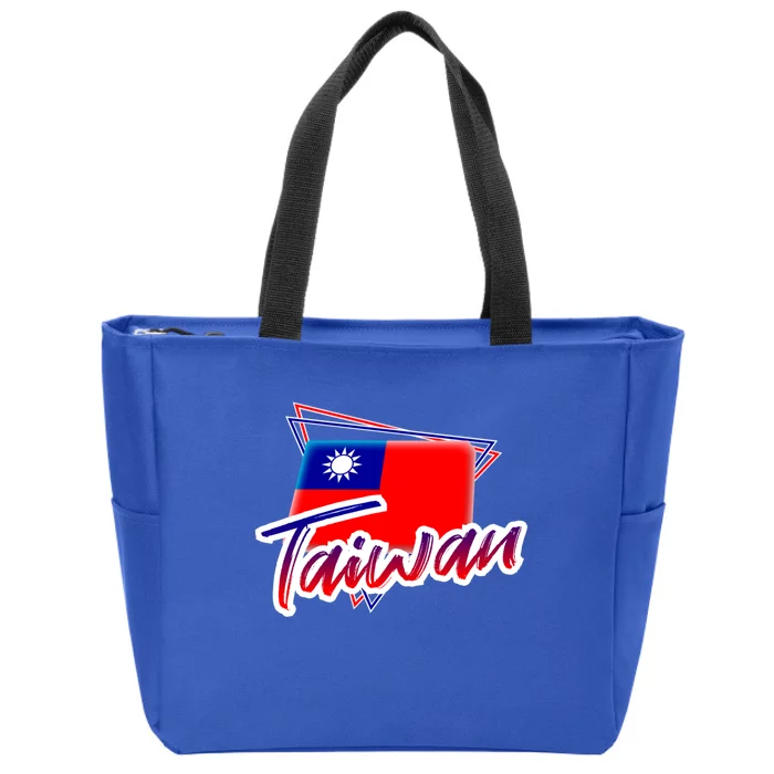 Taiwan Funny Gift Zip Tote Bag