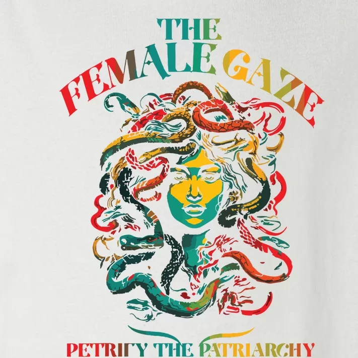 The Female Gaze Petrify The Patriarchy Medusa Toddler Long Sleeve Shirt