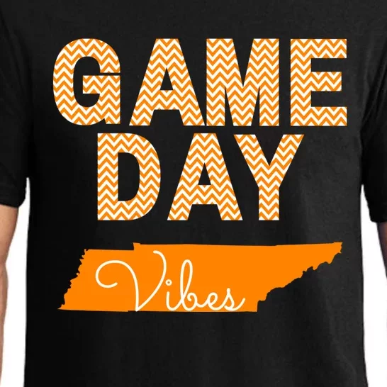 Tennessee Football Game Day Vibes Fall Tailgate Pajama Set