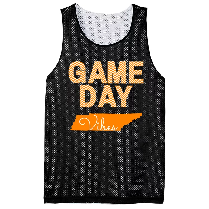 Tennessee Football Game Day Vibes Fall Tailgate Mesh Reversible Basketball Jersey Tank