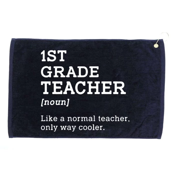 Team First Grade Back To School 1st Grade Teacher Student Gift Grommeted Golf Towel