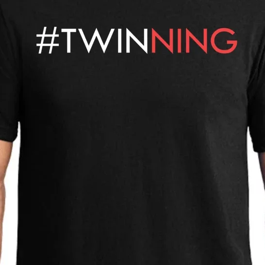 Twinning Funny Gift Funny Twins Matching Gift Pajama Set