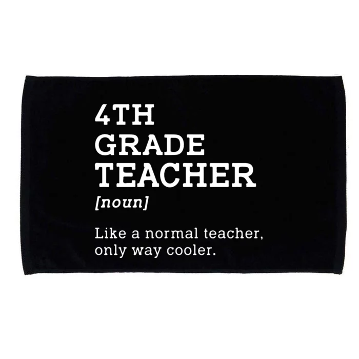 Team Fourth Grade Back To School 4th Grade Teacher Student Microfiber Hand Towel