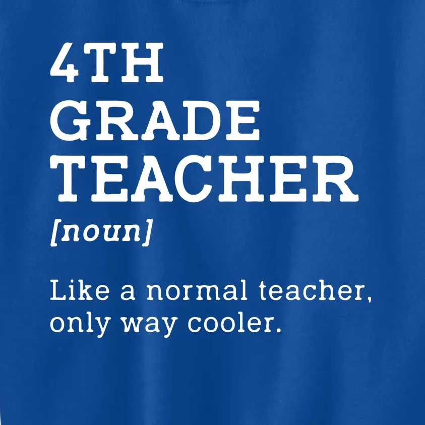 Team Fourth Grade Back To School 4th Grade Teacher Student Kids Sweatshirt