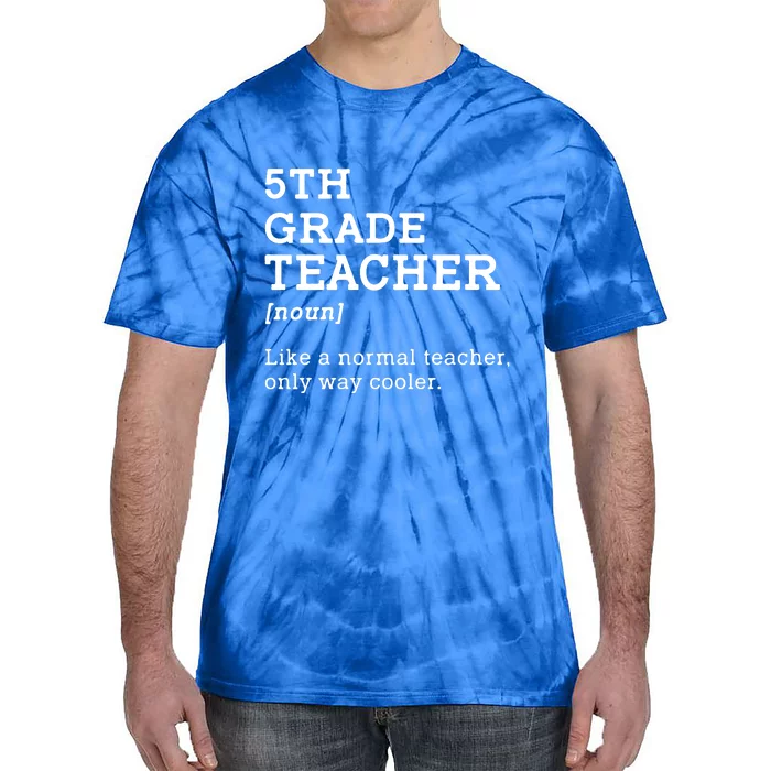 Team Fifth Grade Back To School 5th Grade Teacher Student Tie-Dye T-Shirt