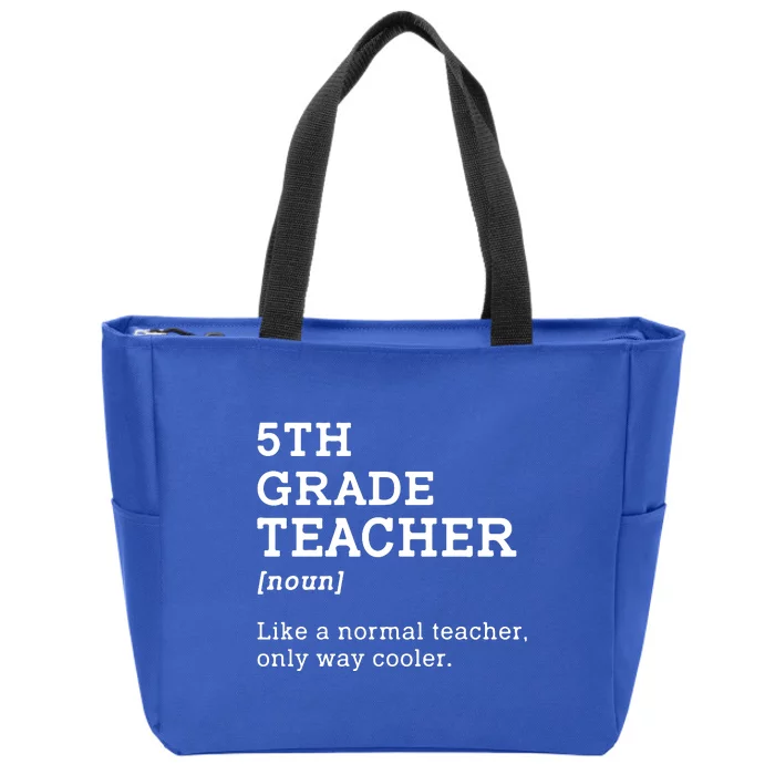 Team Fifth Grade Back To School 5th Grade Teacher Student Zip Tote Bag