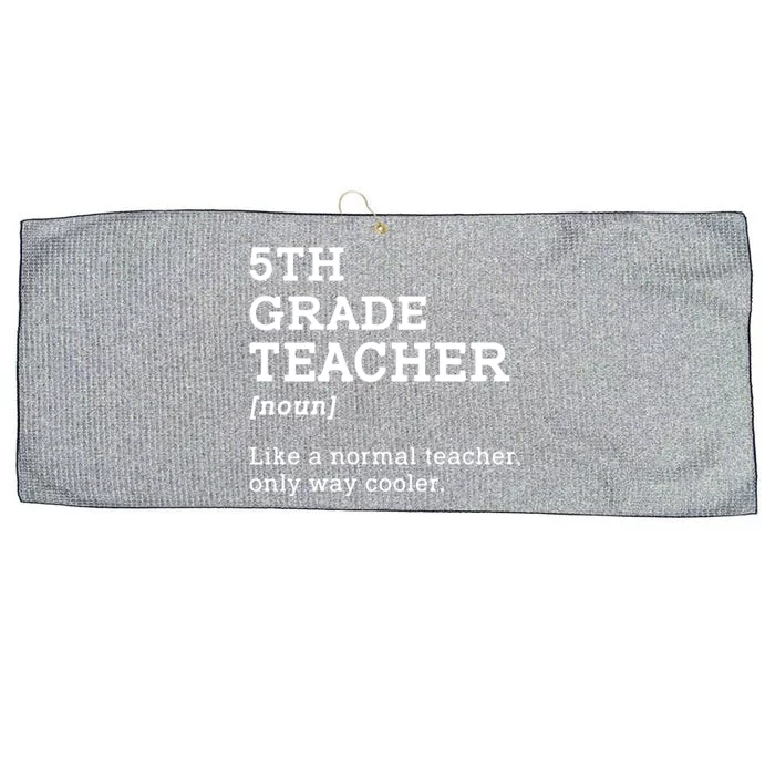 Team Fifth Grade Back To School 5th Grade Teacher Student Large Microfiber Waffle Golf Towel