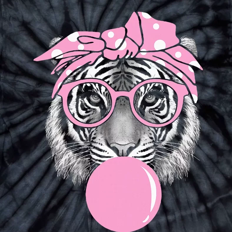 Tiger For Girl Glasses & B.U.B.B.L.E G.U.M. Tie-Dye T-Shirt