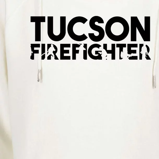 Tucson Firefighter Gift Firefighter Dad Gift Meaningful Gift Womens Funnel Neck Pullover Hood