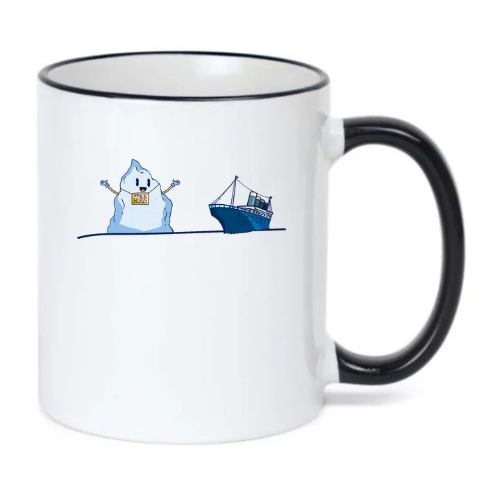 Titanic Free Hugs Funny Gift Titanic Humor Gift Black Color Changing Mug