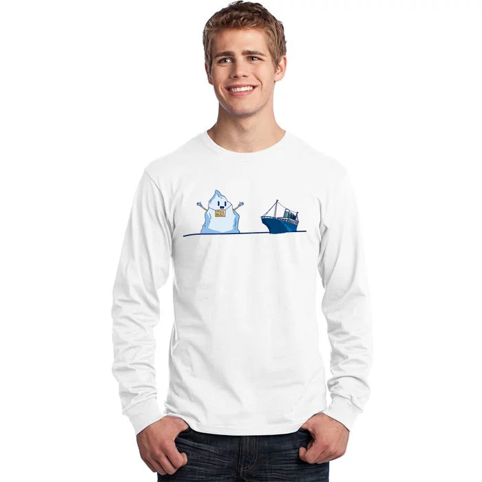 Titanic Free Hugs Funny Gift Titanic Humor Gift Tall Long Sleeve T-Shirt