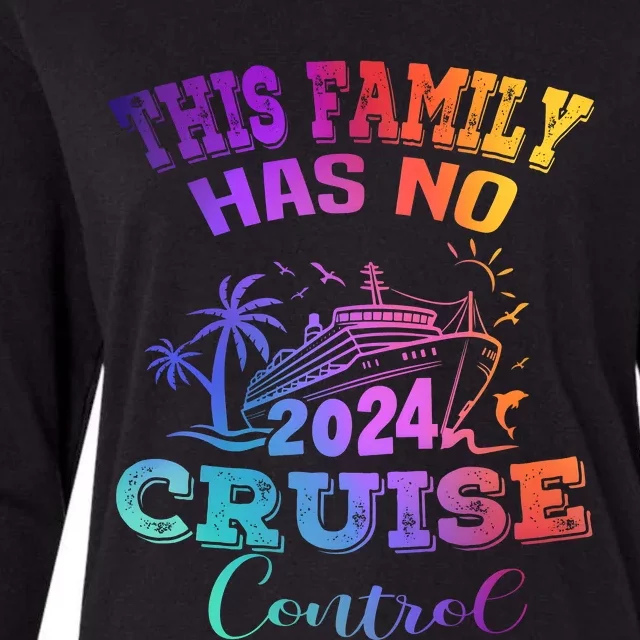 This Family Has No Cruise Control Matching Family Trip Vacation Womens Cotton Relaxed Long Sleeve T-Shirt