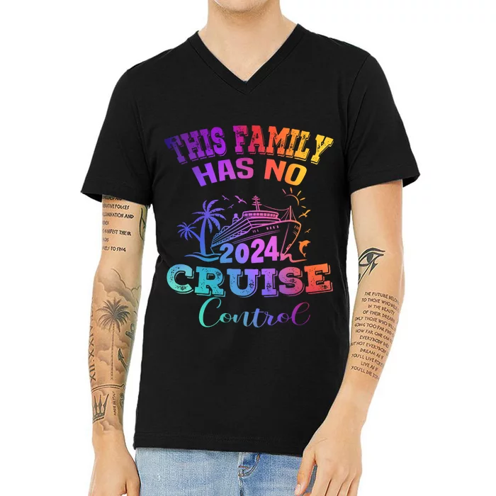 This Family Has No Cruise Control Matching Family Trip Vacation V-Neck T-Shirt