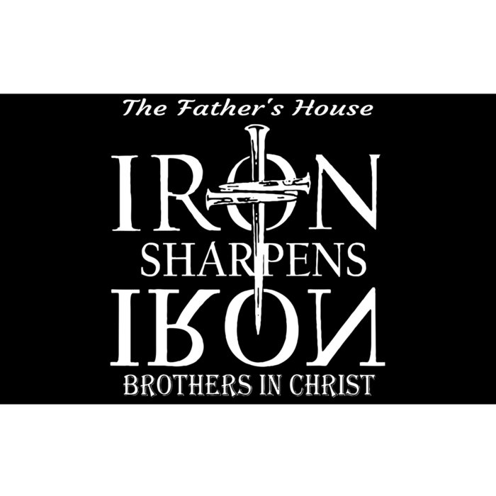 The Fathers House Iron Sharpens Iron Brothers In Christ Bumper Sticker