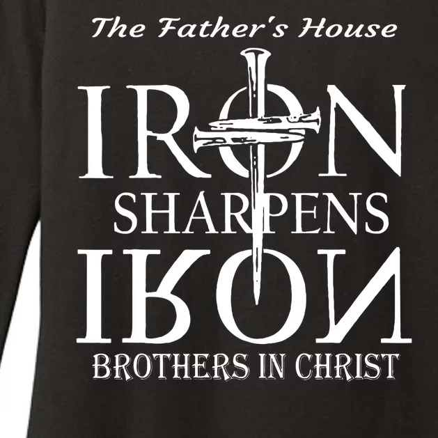 The Fathers House Iron Sharpens Iron Brothers In Christ Womens CVC Long Sleeve Shirt