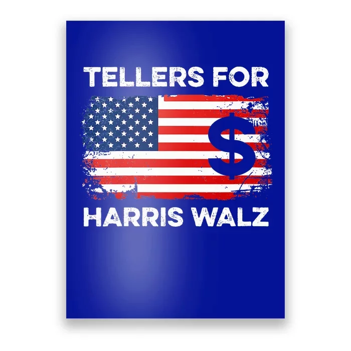 Tellers For Harris Walz President 2024 Poster