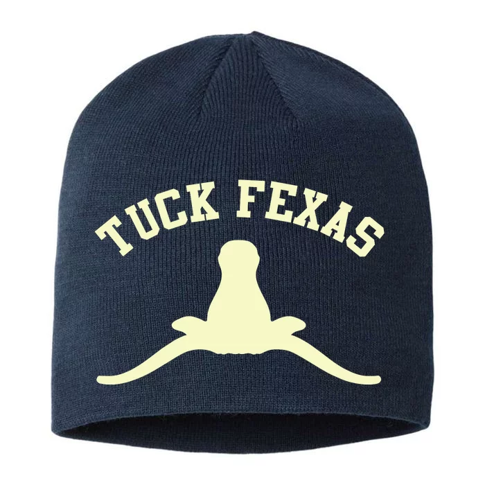 Tuck Fexas Horns Down Texas 8 1/2in Sustainable Knit Beanie