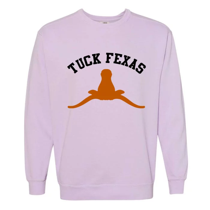 Tuck Fexas Horns Down Texas Garment-Dyed Sweatshirt