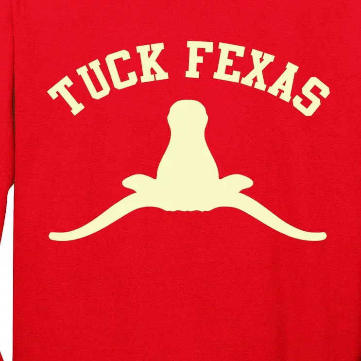 Tuck Fexas Horns Down Texas Long Sleeve Shirt
