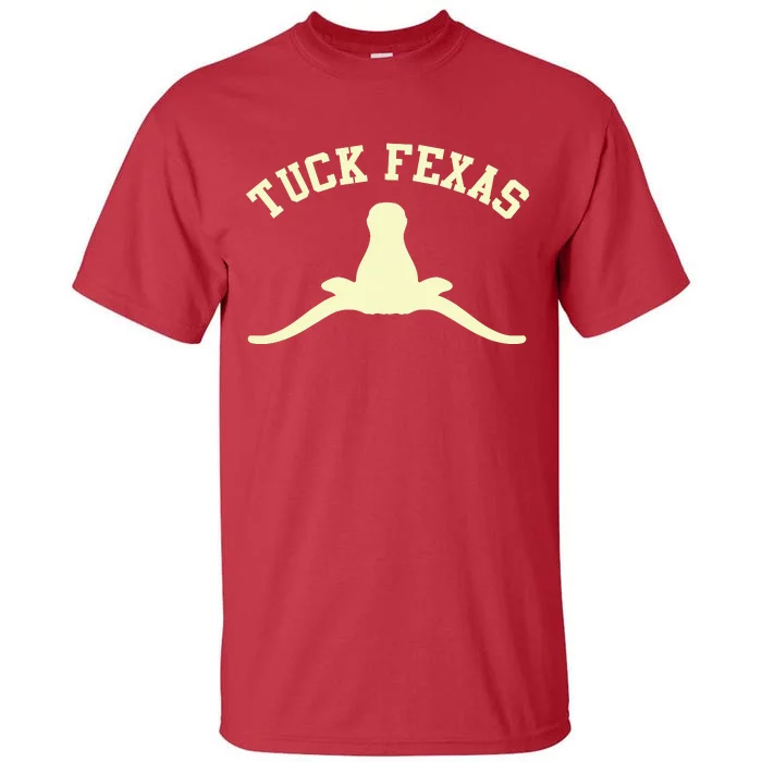 Tuck Fexas Horns Down Texas Tall T-Shirt