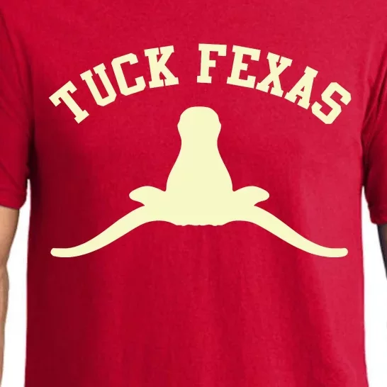 Tuck Fexas Horns Down Texas Pajama Set