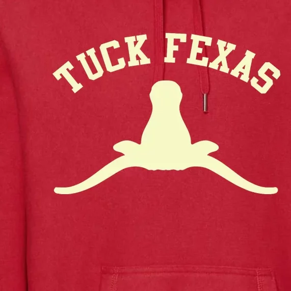 Tuck Fexas Horns Down Texas Premium Hoodie