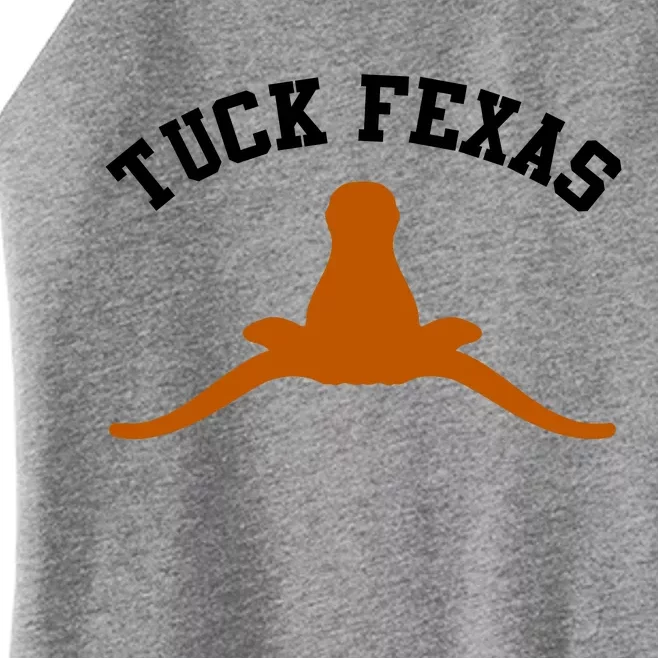 Tuck Fexas Horns Down Texas Women’s Perfect Tri Rocker Tank