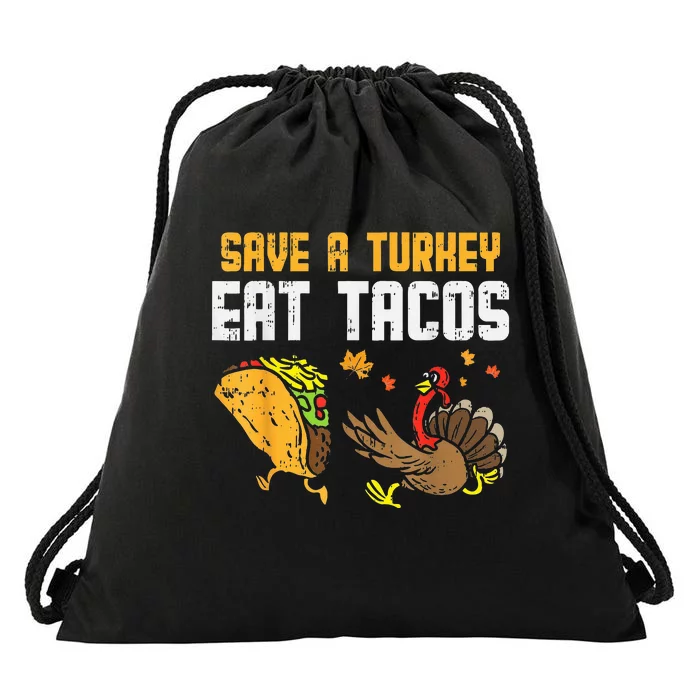 Turkey Fiesta Hilarious Thanksgiving Day Celebration Drawstring Bag