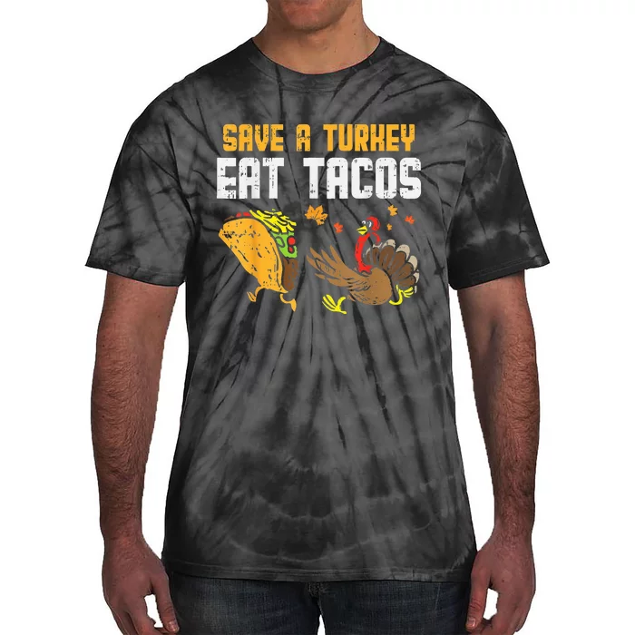 Turkey Fiesta Hilarious Thanksgiving Day Celebration Tie-Dye T-Shirt