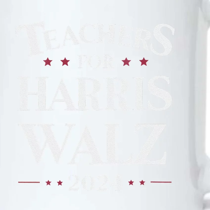 Teachers For Harris Walz 2024 Kamala Tim Waltz Black Color Changing Mug