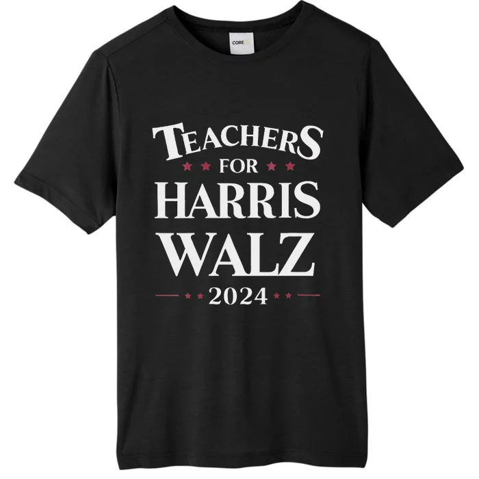 Teachers For Harris Walz 2024 Kamala Tim Waltz ChromaSoft Performance T-Shirt