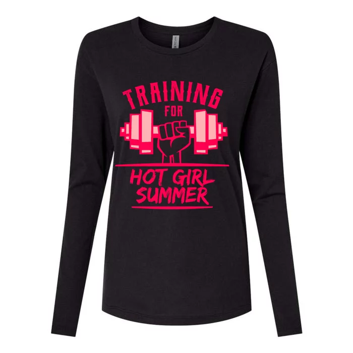 Training For Hot Summer Cute Work Out Trend Gift Womens Cotton Relaxed Long Sleeve T-Shirt