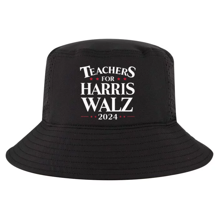 Teachers For Harris Walz 2024 Kamala Tim Waltz Cool Comfort Performance Bucket Hat