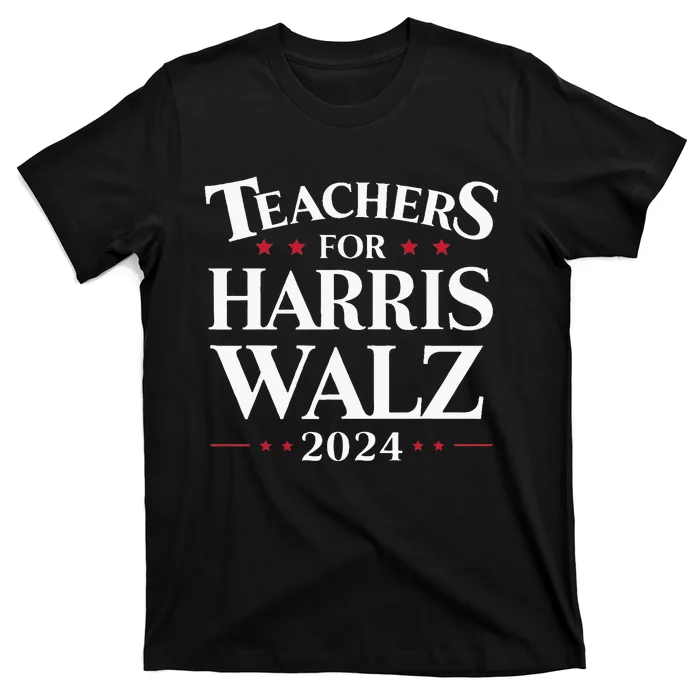 Teachers For Harris Walz 2024 Kamala Tim Waltz T-Shirt