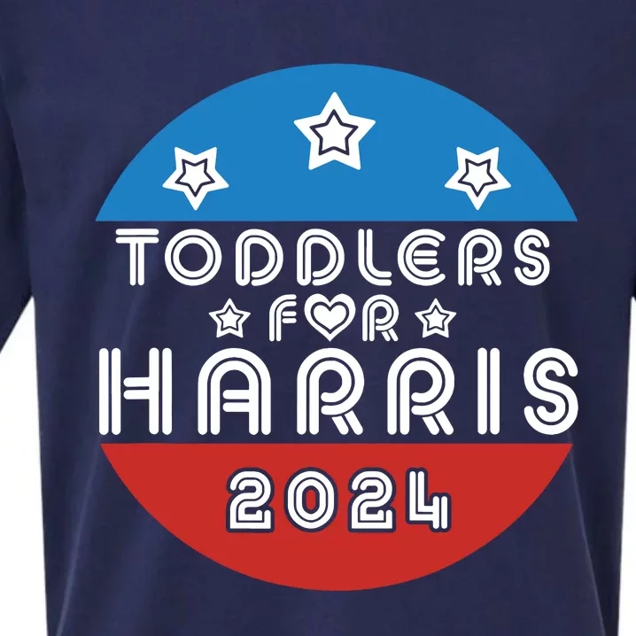 Toddle For Harris Cute Love Kamala Harris Sueded Cloud Jersey T-Shirt