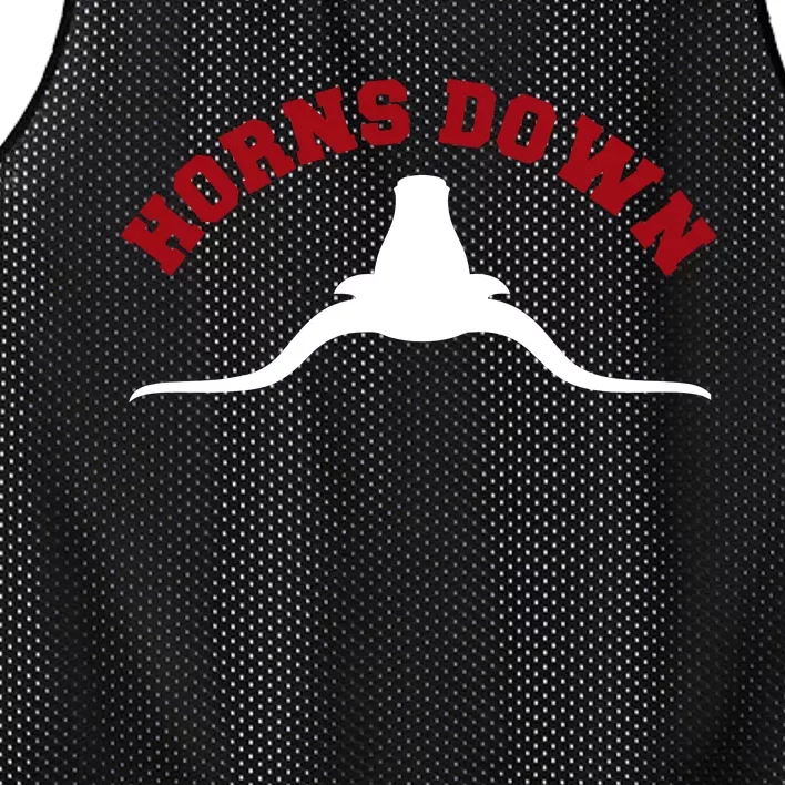 Tuck Fexas Horns Down Texas Mesh Reversible Basketball Jersey Tank