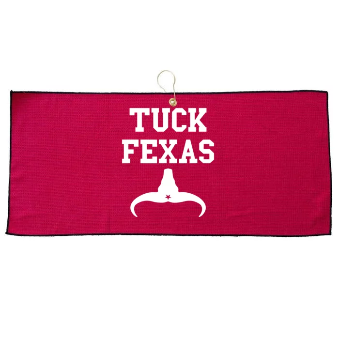 Tuck Fexas Horns Down Texas Large Microfiber Waffle Golf Towel