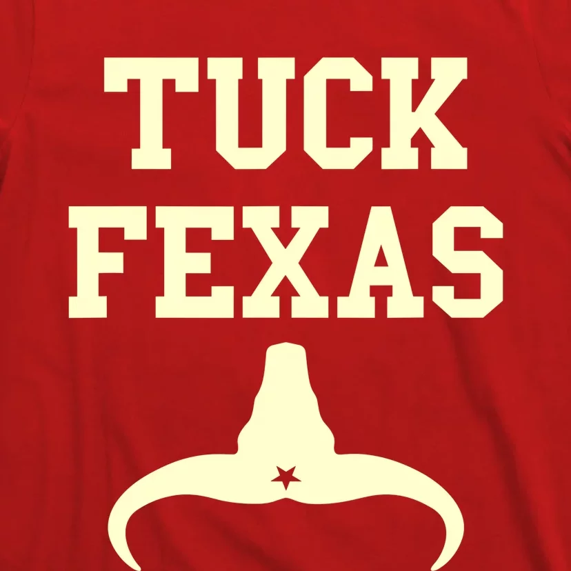 Tuck Fexas Horns Down Texas T-Shirt