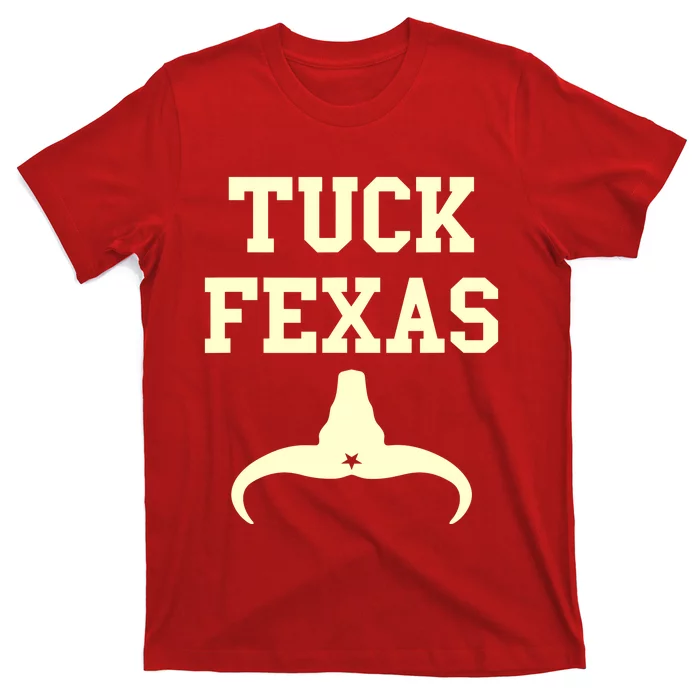 Tuck Fexas Horns Down Texas T-Shirt