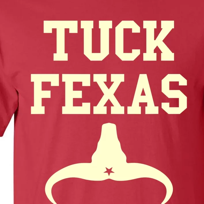 Tuck Fexas Horns Down Texas Tall T-Shirt